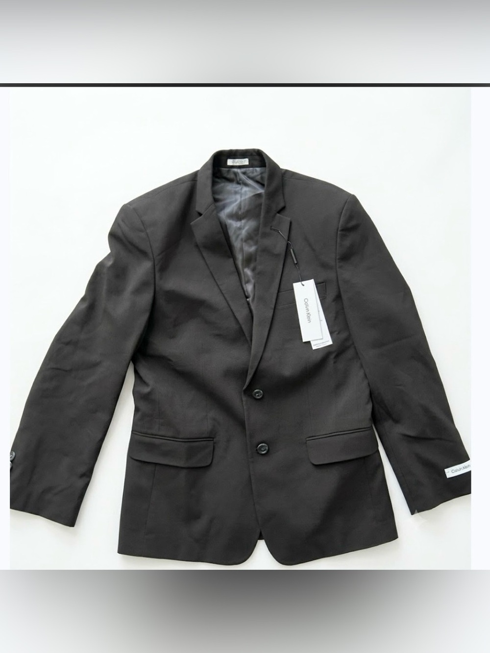 Calvin Klein Black Two-Button Kids Blazer size 14